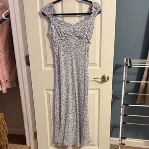 GAP Blue Floral Maxi Dress